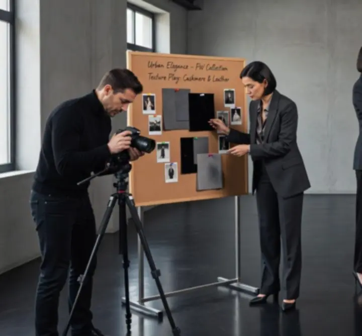 Zespół na planie zdjęciowym Lookbooka FashionShopp