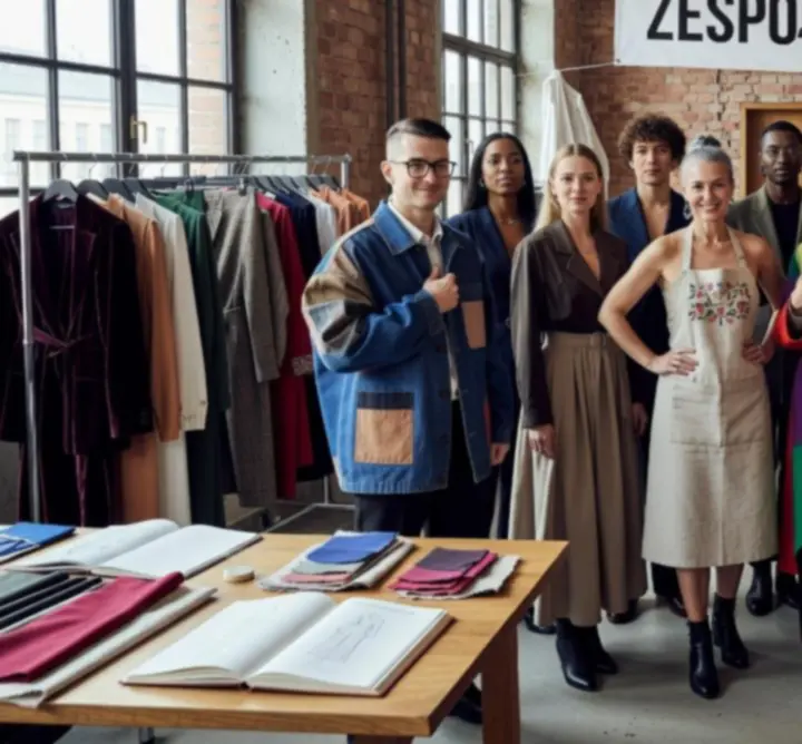 Zespół projektantów i specjalistów e-commerce FashionShopp pracujący w polskim studiu mody